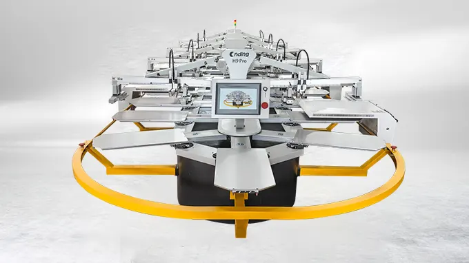 CE Approved H9 Full-Servo Oval Printing Machine