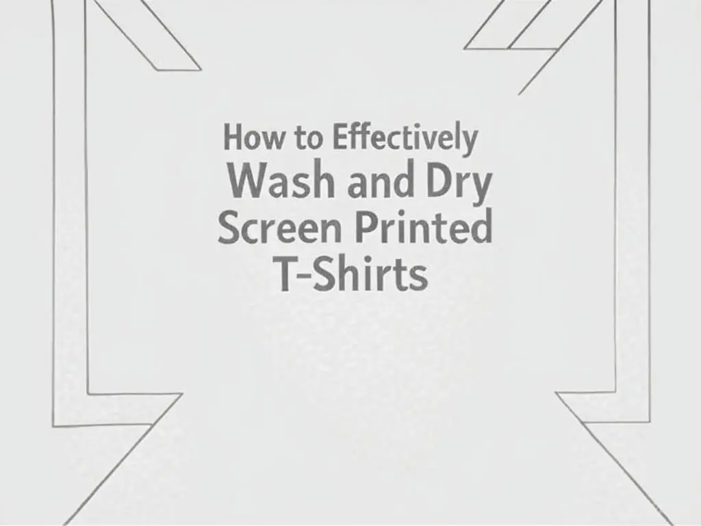 How to Effectively Wash and Dry Screen Printed T-Shirts