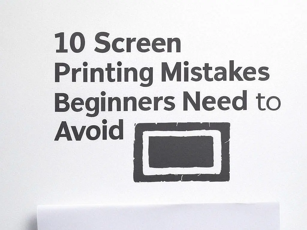 10 Screen Printing Mistakes Beginners Need to Avoid