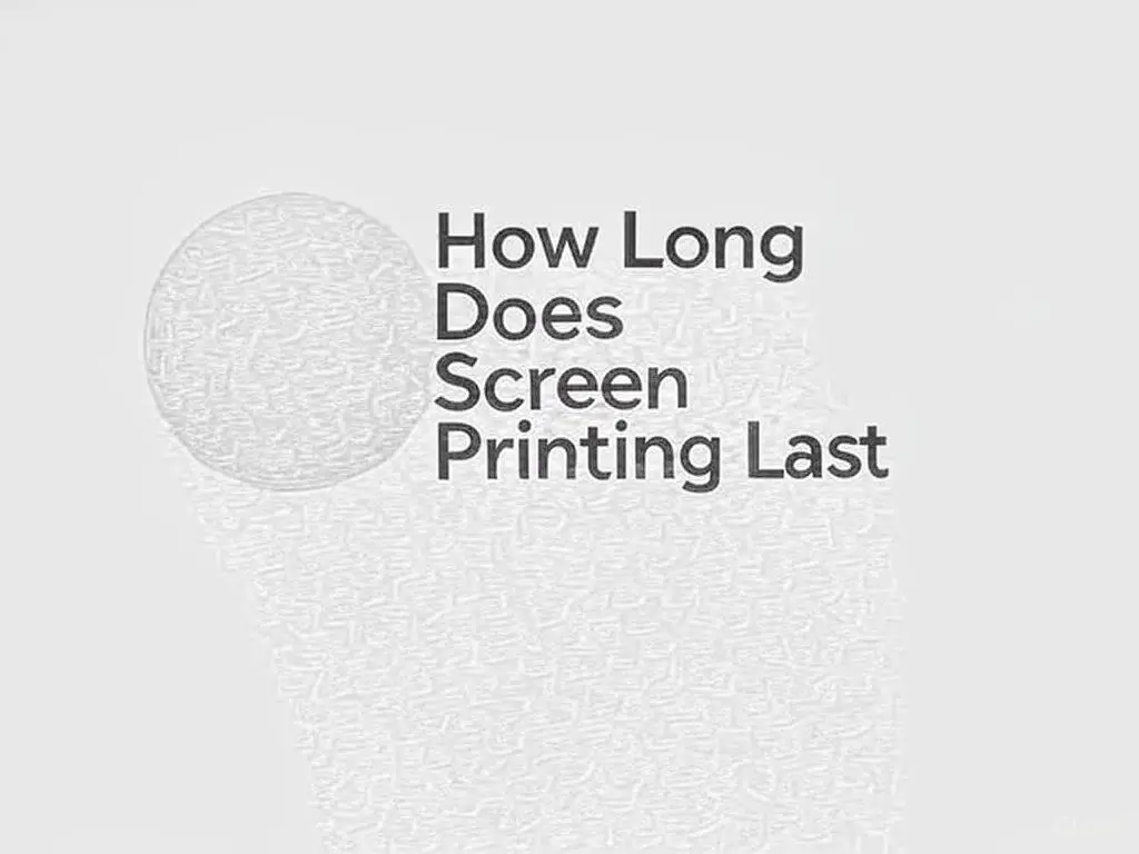 How Long Does Screen Printing Last