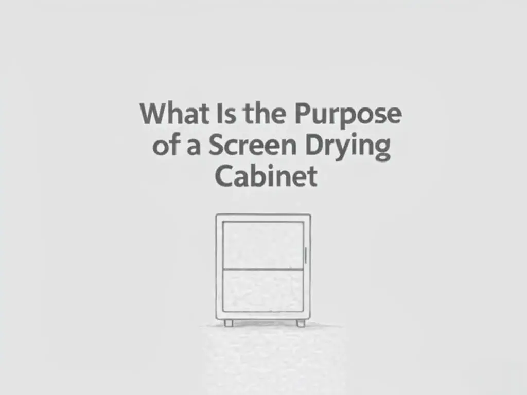 What Is the Purpose of a Screen Drying Cabinet