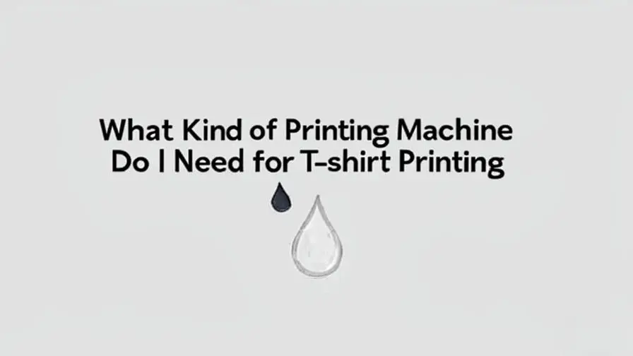 What Kind of Printing Machine Do I Need for T-shirt Printing