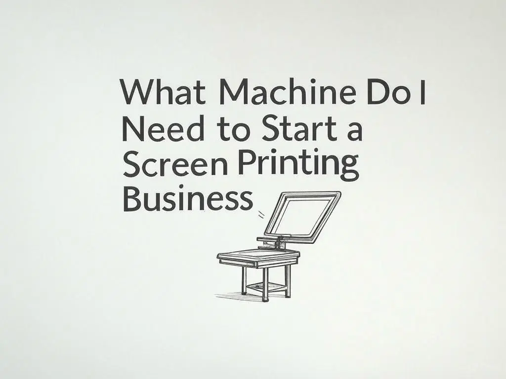 What Machine Do I Need to Start a Screen Printing Business