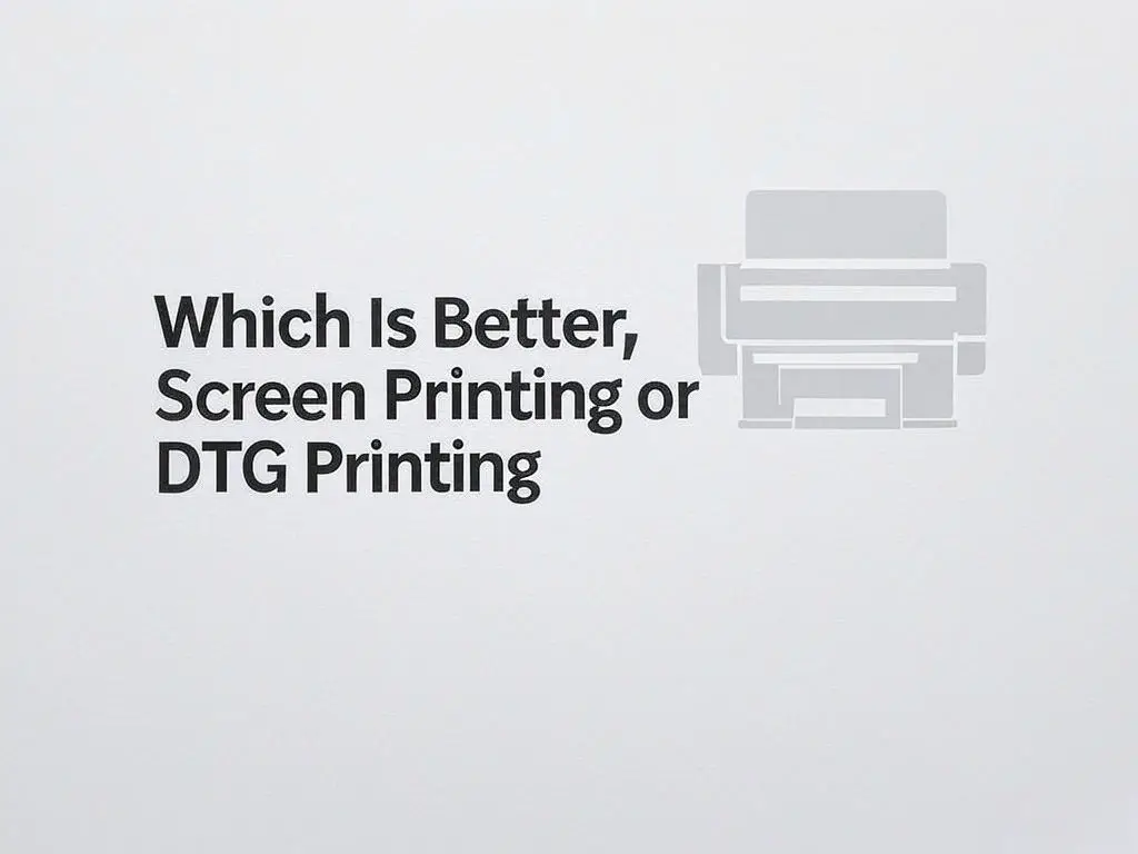 Which Is Better, Screen Printing or DTG Printing