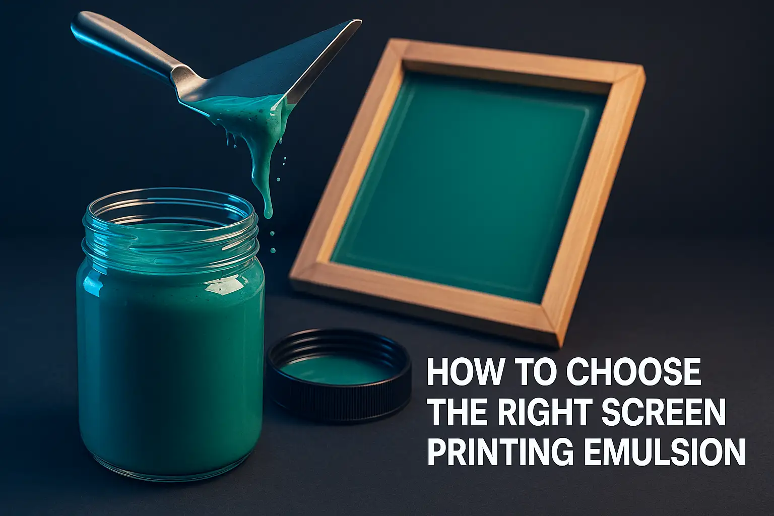 How to Choose the Right Screen Printing Emulsion