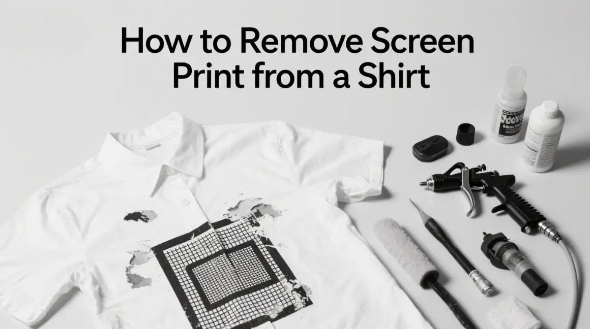 How to Remove Screen Print from a Shirt