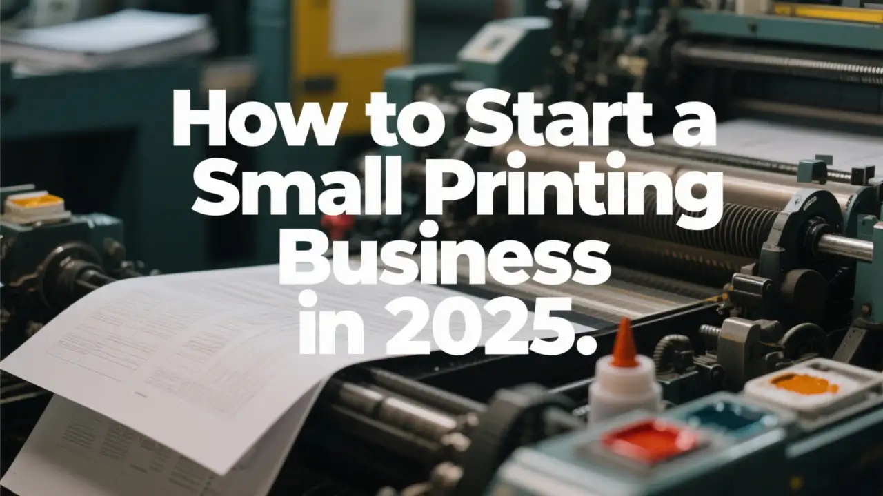 How to Start a Small Printing Business in 2025