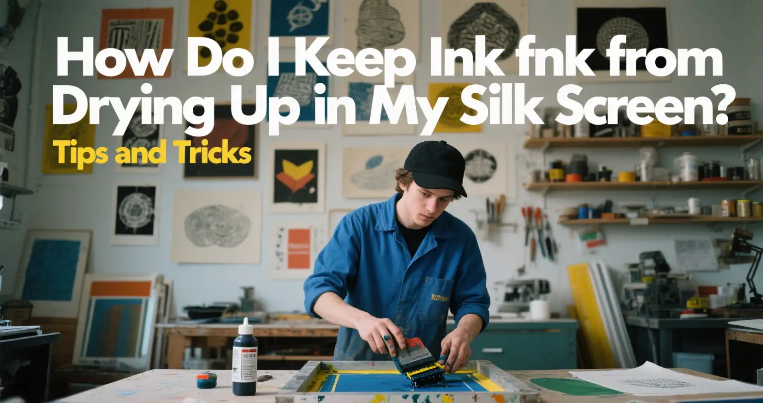 How Do I Keep Ink from Drying Up in My Silk Screen