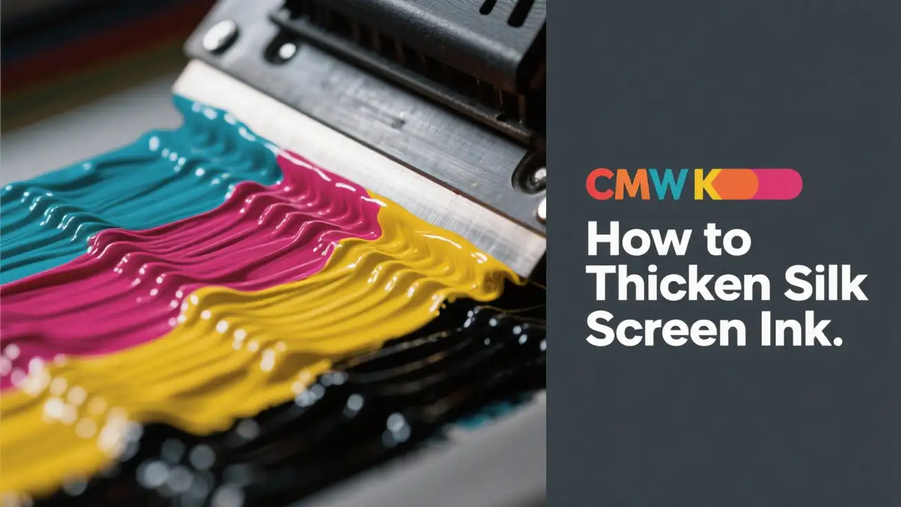 How to Thicken Silk Screen Ink