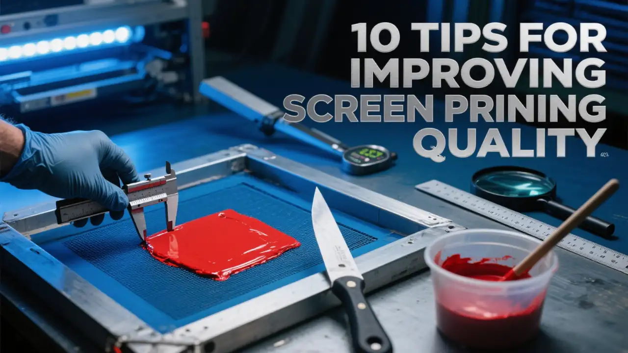 10 Tips for Improving Screen Printing Quality