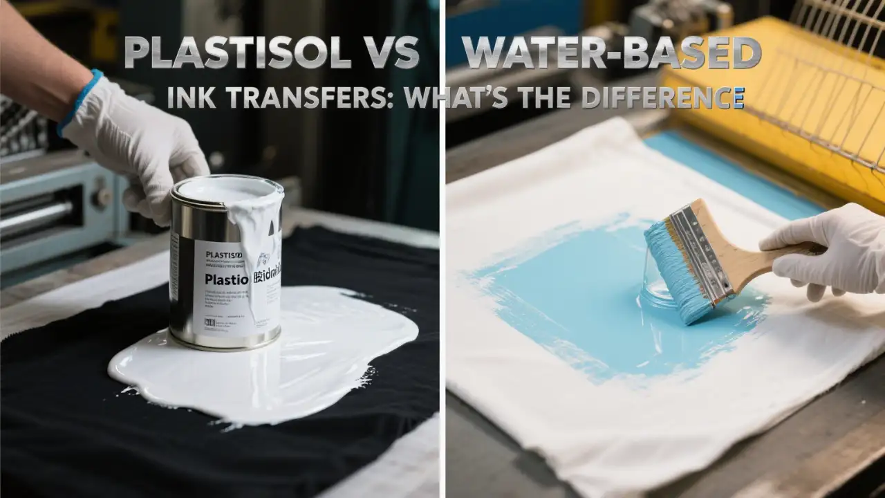 Plastisol vs Water-Based Ink Transfers What’s the Difference