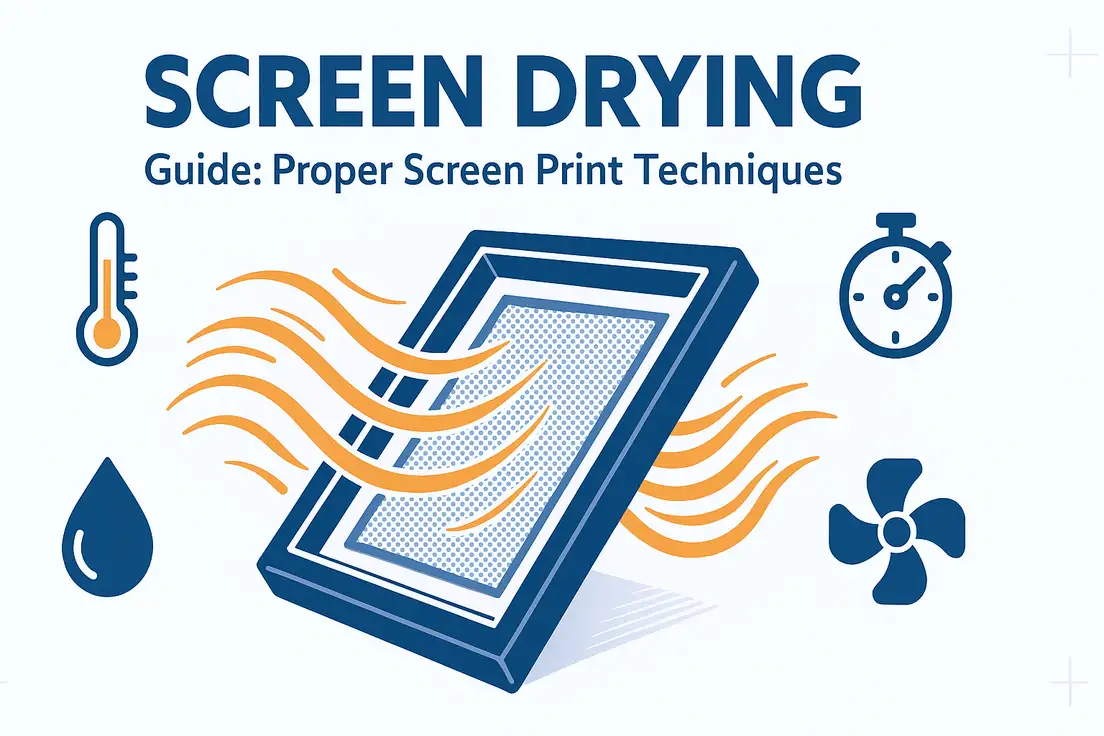 Screen Drying Guide Proper Screen Print Techniques