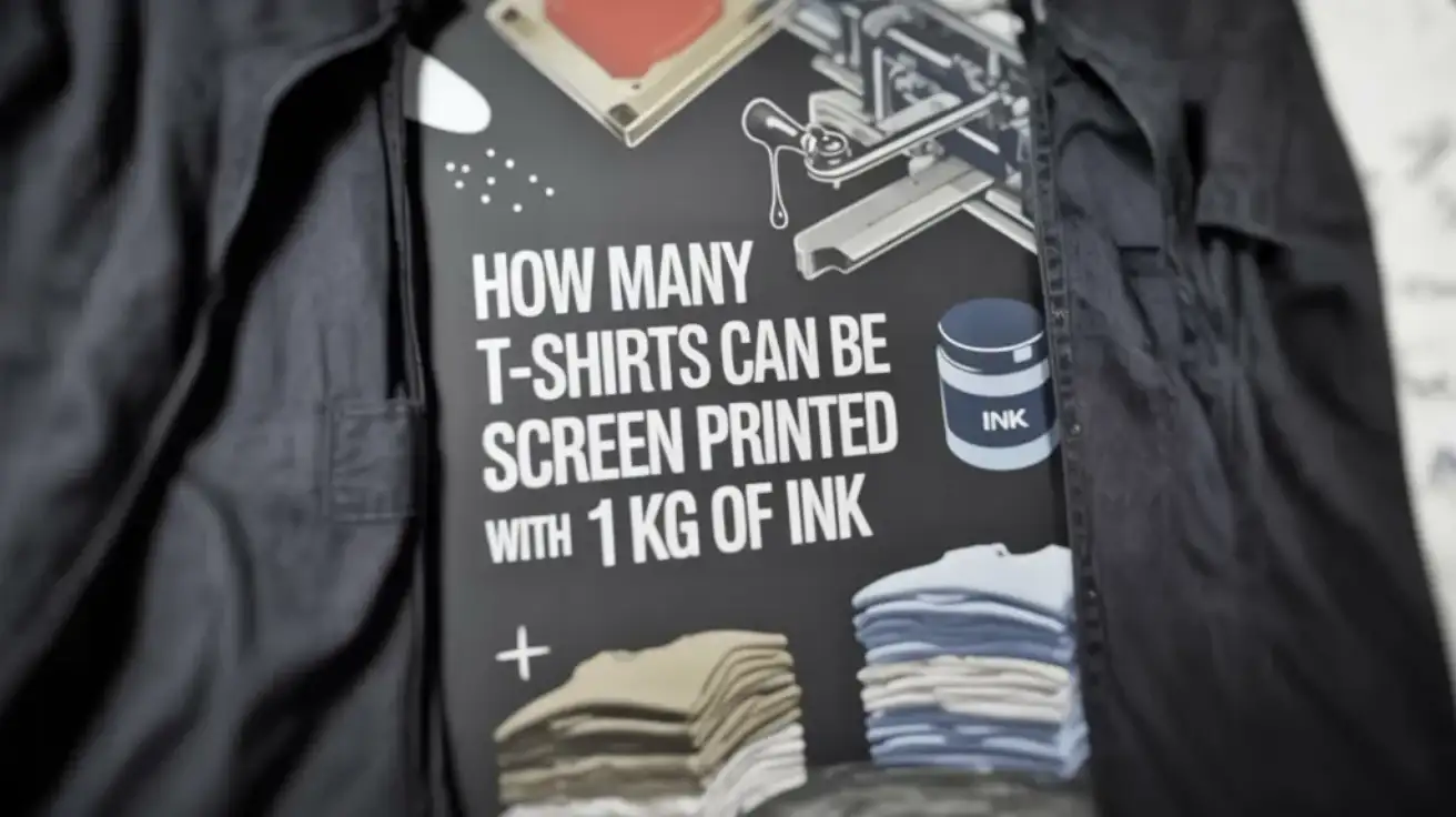 How Many T-Shirts Can Be Screen Printed with 1 Kg of Ink