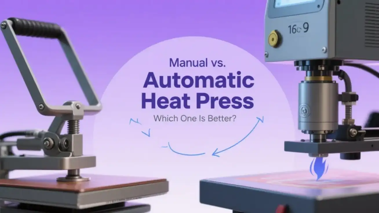 Manual vs. Automatic Heat Press Which One Is Better