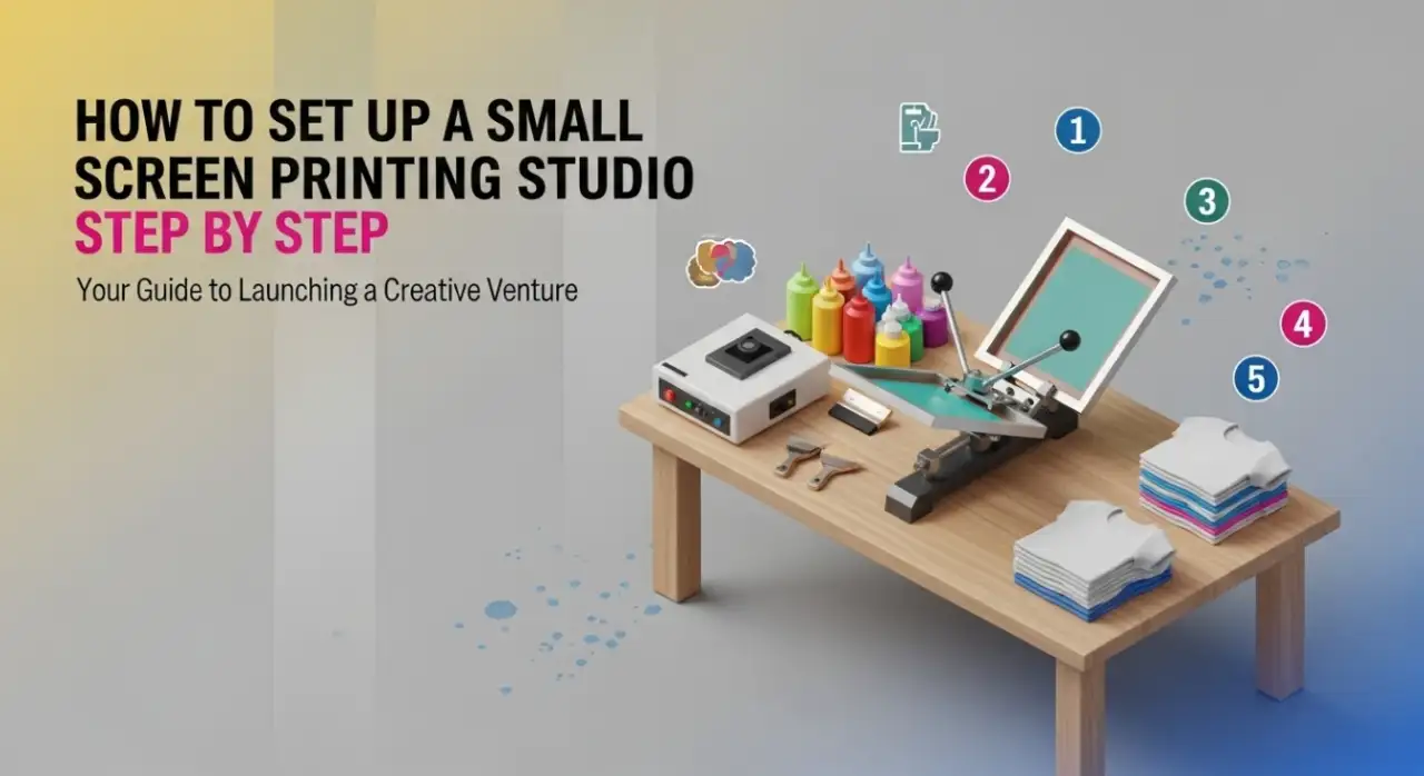 How to Set Up a Small Screen Printing Studio Step by Step