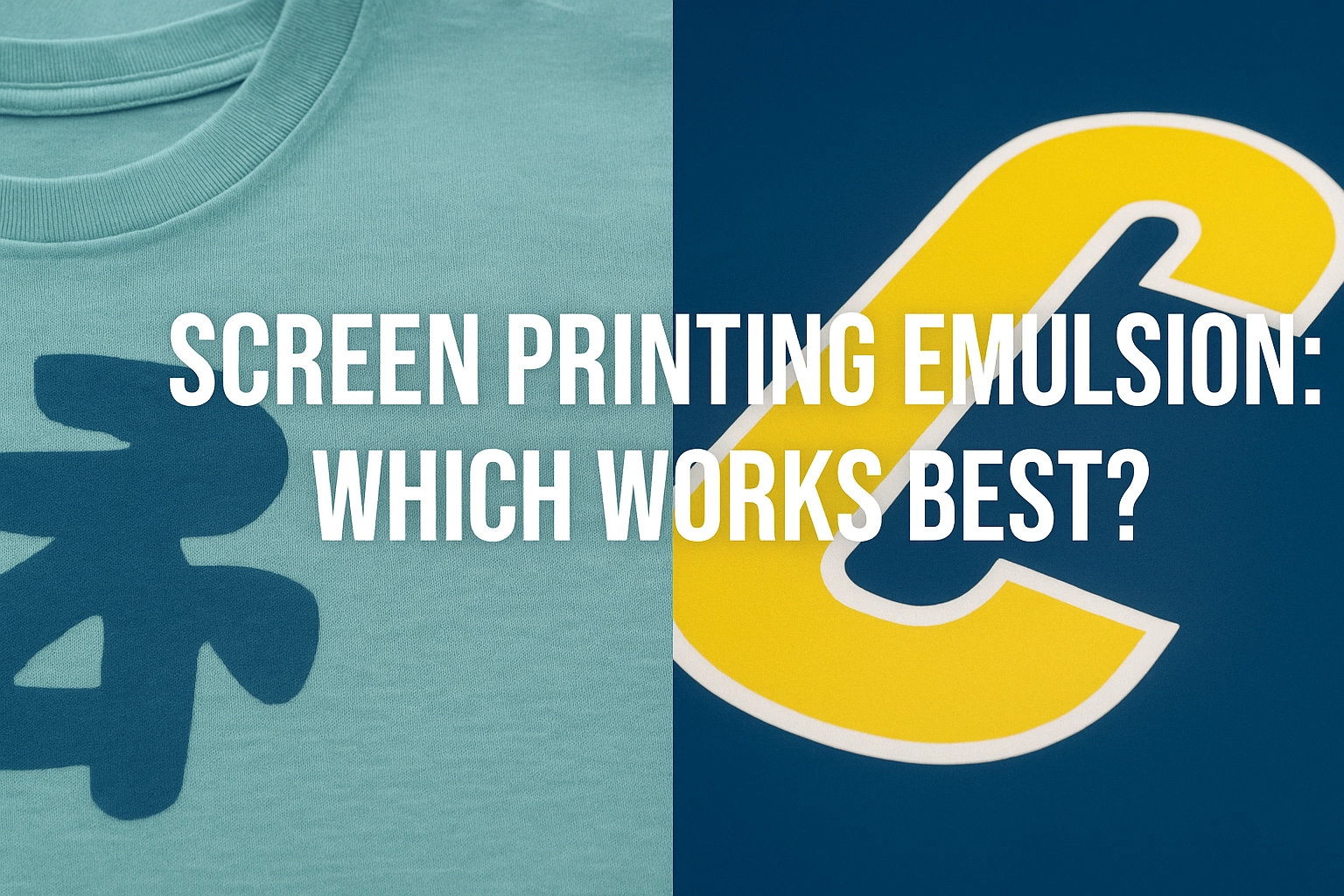 Screen Printing Emulsion: Which Works Best