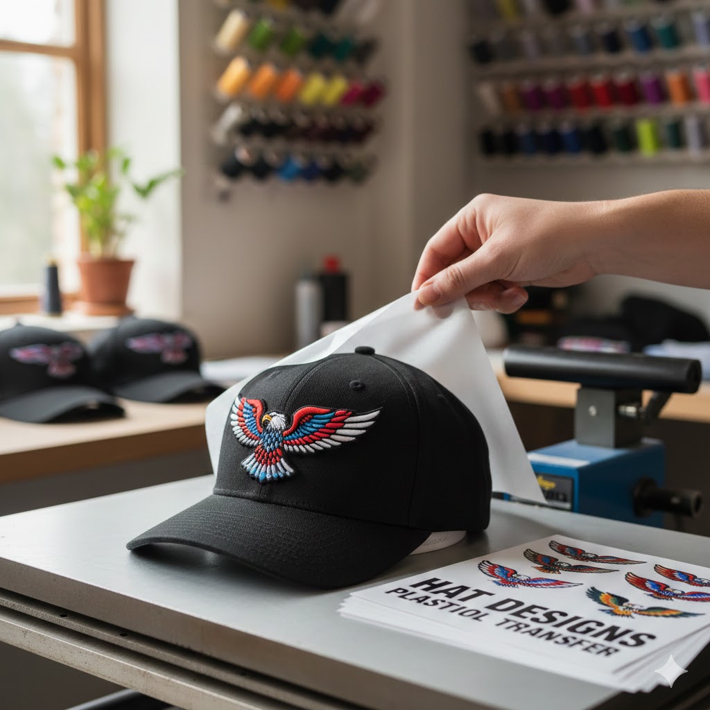 How to Make and Apply Plastisol Transfers for Hats with a Heat Press