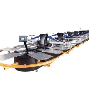 Machine de sérigraphie ovale H9 pour vêtements et pièces coupées